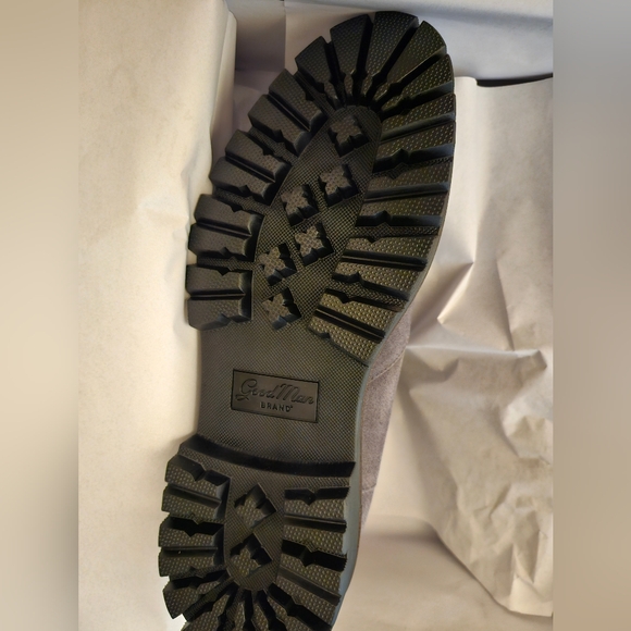 NEW GOOD MAN BRAND Modern City Oiled Suede Chelsea Boot Charcoal 9 - Picture 11 of 13